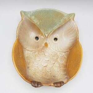 Porcelain Owl Fruit Snack Bowl